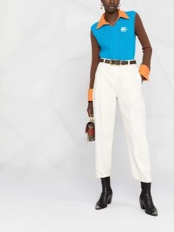 ETRO débardeur en maille torsadée