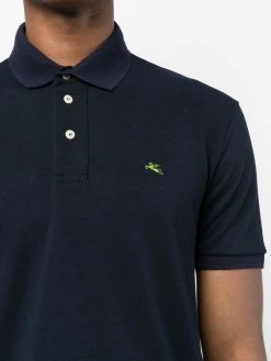 ETRO polo à logo brodé
