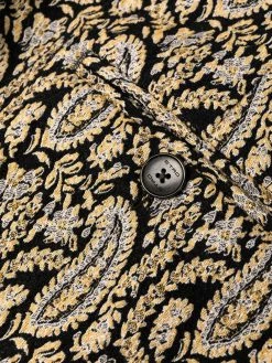 ETRO pantalon taille-haute à motif cachemire