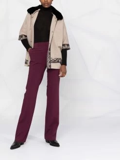 ETRO pantalon évasé à taille haute