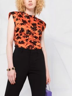 ETRO pantalon droit à taille haute