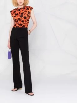 ETRO pantalon droit à taille haute