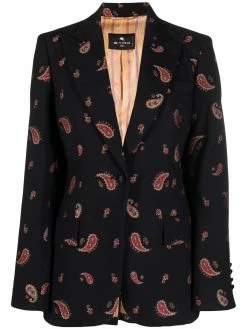 ETRO blazer à motif cachemire