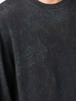ETRO pull à imprimé cachemire