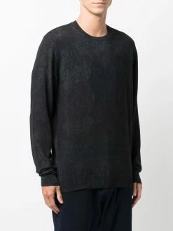 ETRO pull à imprimé cachemire