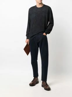 ETRO pull à imprimé cachemire