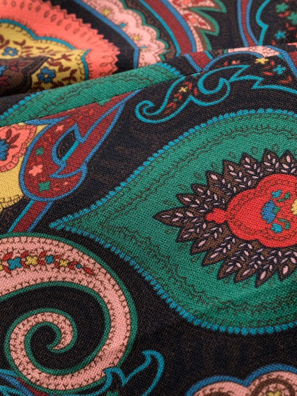 ETRO Pantalon court à motif cachemire Produit de première qualité pantalons raccourcis femme 6 ETRO pantalon court à motif cachemire