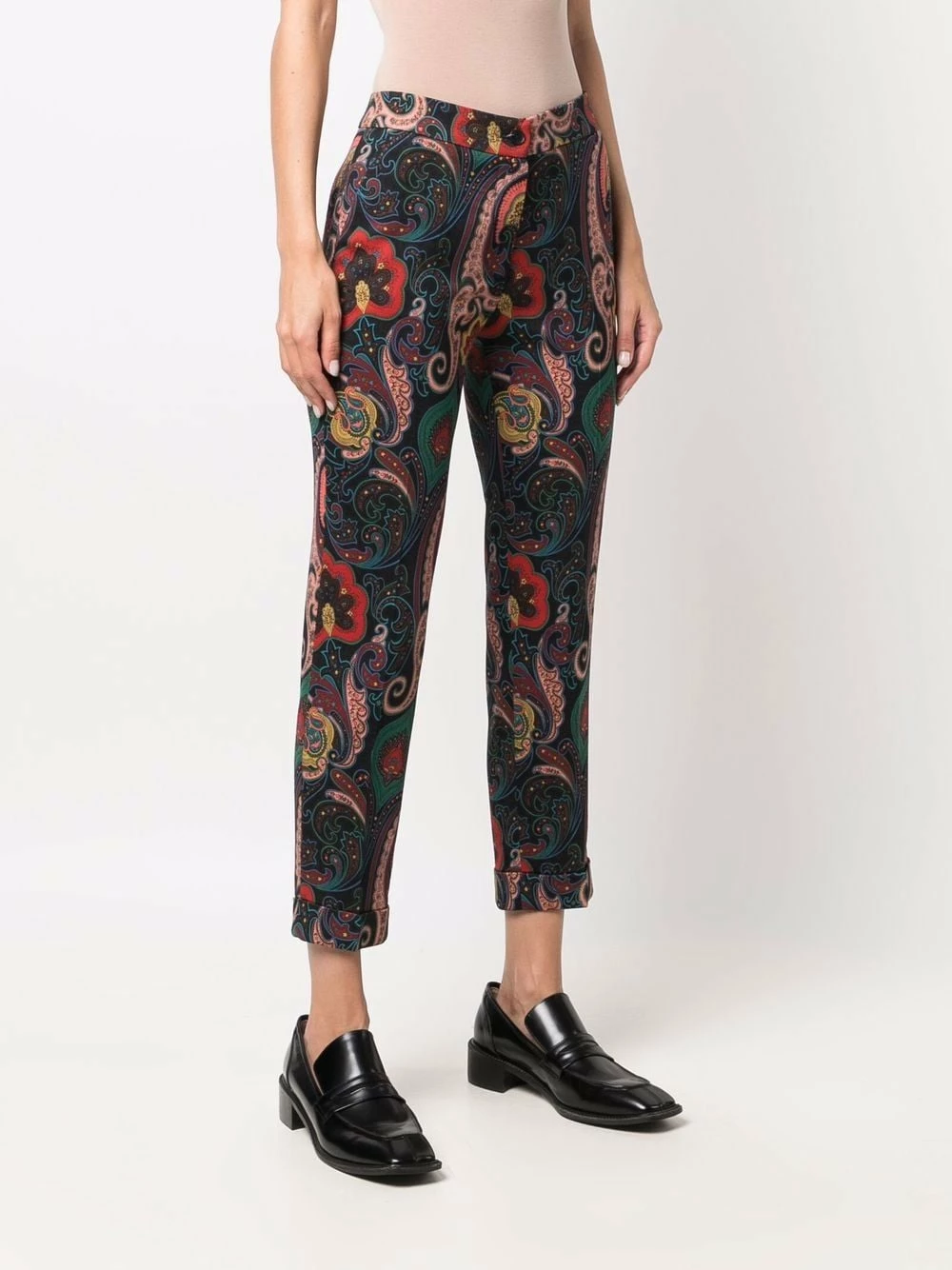 ETRO Pantalon court à motif cachemire Produit de première qualité pantalons raccourcis femme 3 ETRO pantalon court à motif cachemire
