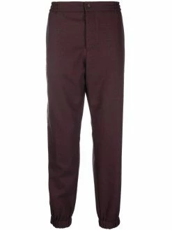 ETRO pantalon de costume à taille élastiquée