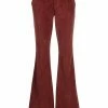 ETRO pantalon évasé en velours côtelé