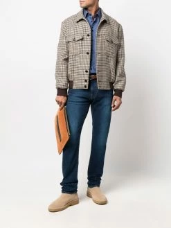 ETRO jean slim à effet délavé