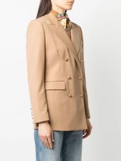 ETRO blazer en laine à boutonnière croisée