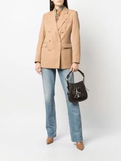 ETRO blazer en laine à boutonnière croisée