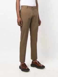 ETRO pantalon chino droit à taille mi-haute