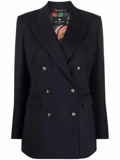 ETRO blazer à boutonnière croisée