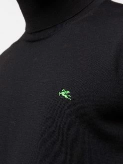 ETRO pull Pegaso à col roulé