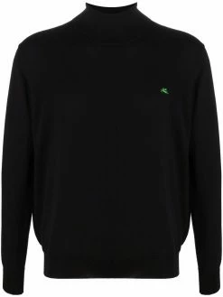 ETRO pull Pegaso à col roulé