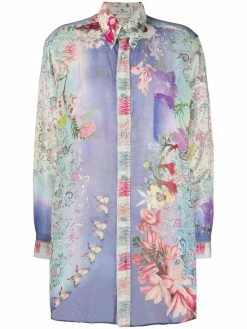 ETRO chemise boutonnée à fleurs