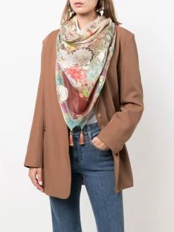 ETRO écharpe à fleurs