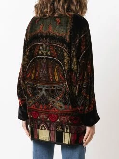 Prix Affortable ETRO Poncho à effet velours manteaux oversize femme 8 ETRO poncho à effet velours
