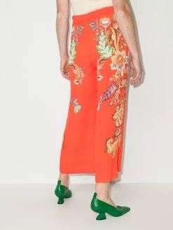 ETRO pantalon palazzo Dancer à imprimé cachemire