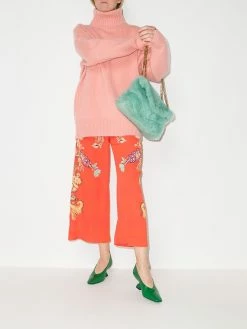 ETRO pantalon palazzo Dancer à imprimé cachemire