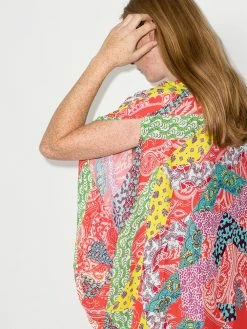 ETRO robe Eart mi-longue à design patchwork