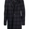 ETRO manteau mi-long à carreaux