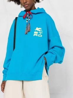 ETRO hoodie à logo poitrine