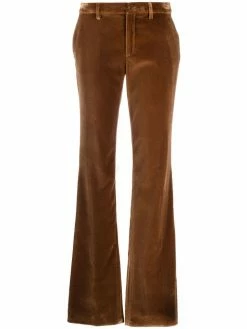 ETRO pantalon évasé en velours
