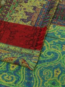 ETRO écharpe en maille fine à design patchwork