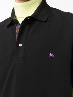 ETRO polo à logo brodé