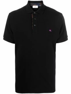 ETRO polo à logo brodé