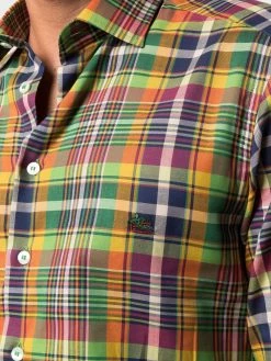 ETRO chemise à motif tartan