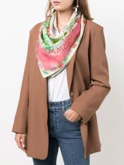 ETRO écharpe en soie à fleurs