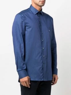 ETRO chemise à logo brodé