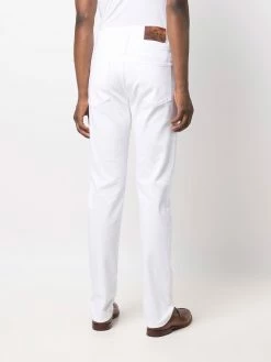 ETRO jean droit à effet usé