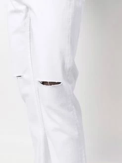 ETRO jean droit à effet usé