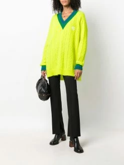 ETRO pull oversize en maille torsadée