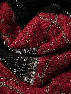 ETRO poncho en maille métallisée