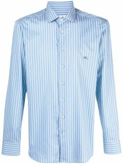ETRO chemise boutonnée à logo brodé