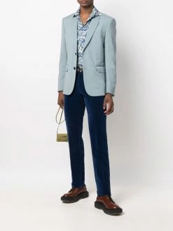 ETRO pantalon slim en velours