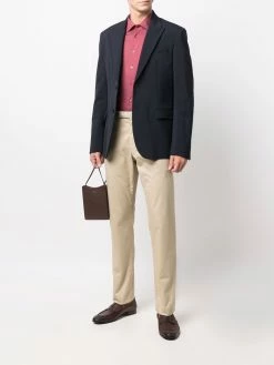 ETRO chemise boutonnée à logo brodé