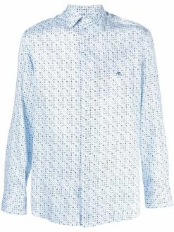 ETRO chemise à logo brodé