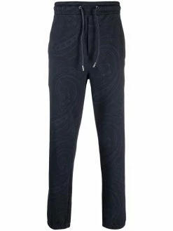 ETRO pantalon droit à imprimé cachemire