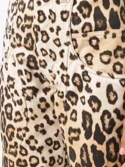 ETRO pantalon à imprimé léopard