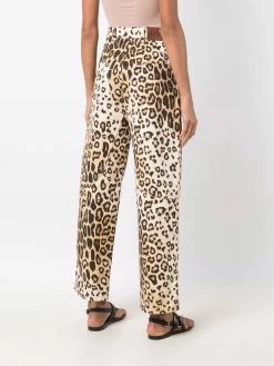 ETRO pantalon à imprimé léopard
