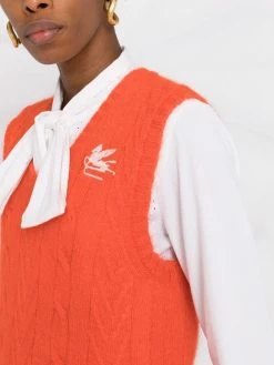 ETRO débardeur en maille torsadée