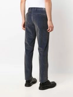 ETRO pantalon droit en velours côtelé