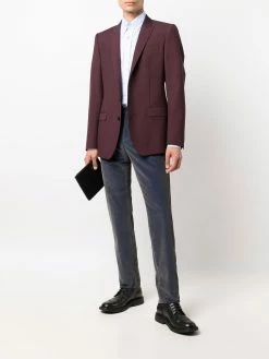 ETRO pantalon droit en velours côtelé